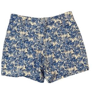 Tommy Bahama Boracay Floral Blue and White Women’s Shorts. Size 6